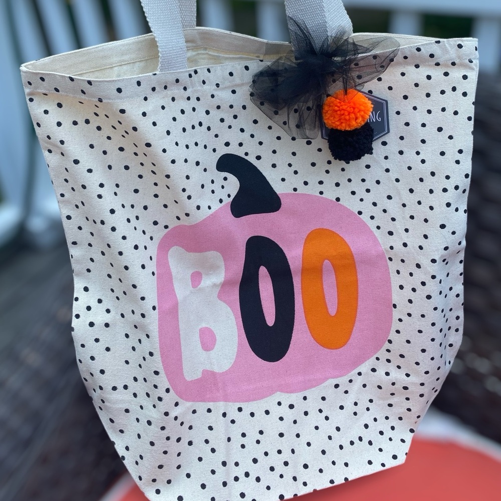 🎃”Boo” XL CANDY😉Cotton Tote